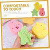 PACKOVE Children's Shower Foam Sponges, 3-Piece Set view 2