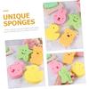 PACKOVE Children's Shower Foam Sponges, 3-Piece Set view 4