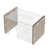 ibasenice Transparent Hamster Hideout for Chinchillas, Hamsters & Small Pets view 1