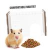 ibasenice Transparent Hamster Hideout for Chinchillas, Hamsters & Small Pets view 3