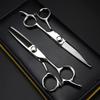 Professional 6-Inch Japan 440C Hair Cutting & Thinning Shears Set with Bag view 1