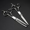 Professional 6-Inch Japan 440C Hair Cutting & Thinning Shears Set with Bag view 2