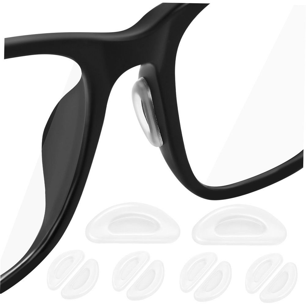 Anneome 5-Pair Silicone Nose Pads for Glasses