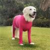 Post-Surgery Dog Recovery Onesie, Long-Sleeve Surgical Recovery Pajamas, Black, XL view 4