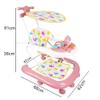 Baby Walker for Boys and Girls, Growing 3-in-1, Foldable, 5 Height Positions, Seat and Removable Tray, 12 kg Capacity, 62 x 68 x 36–81 cm view 4