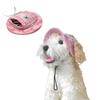 Round Bucket Hat for Small Dogs and Cats, Size L, Pink Tie-Dye view 1