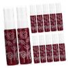 Healvian 12-Pack 10 ml Refillable Glass Perfume Atomizers with Floral Pattern view 1
