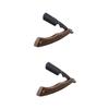 NIYANGLE Retro-Style Folding Razor Holder - 2 Pack view 1