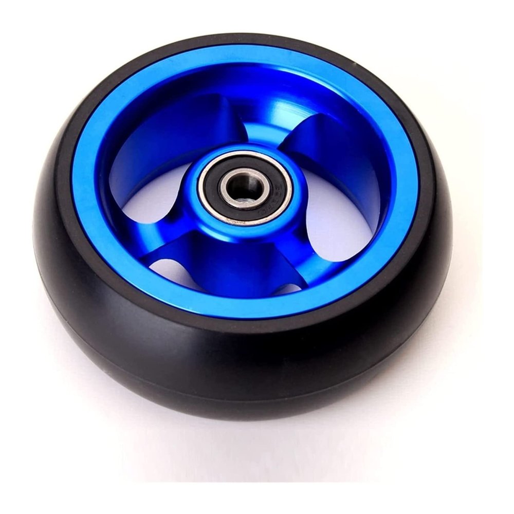 4-Inch Blue Front Wheel Replacement for Wheelchairs