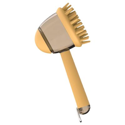 Non-Slip Dog Shampoo Brush with Soap Dispenser