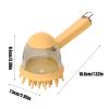 Non-Slip Dog Shampoo Brush with Soap Dispenser view 2