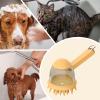 Non-Slip Dog Shampoo Brush with Soap Dispenser view 4