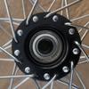 24-Inch Replacement Rear Wheels for Wheelchairs, PU Solid Tires, 12 mm Bearing view 4