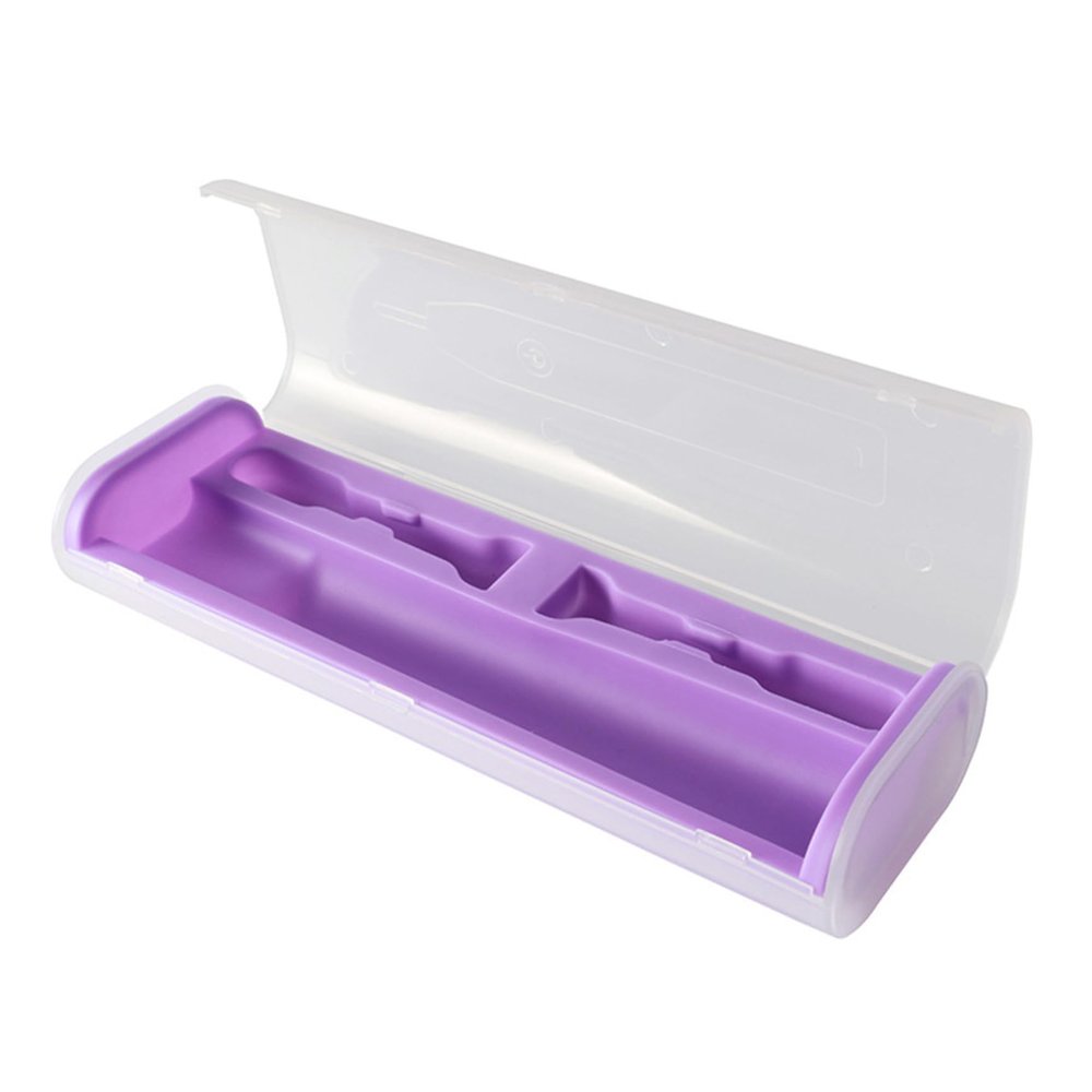 IWOWHERO Travel Case for Electric Toothbrush, Purple Plastic, 1 Set