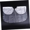 Transparent PVC Hairdressing Cape for Salon and Home, White view 2