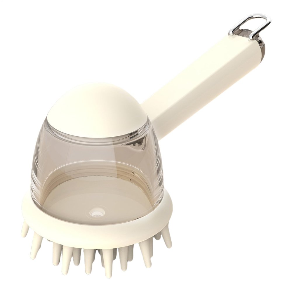 Dog Bath Brush with Soap Dispenser