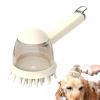 Dog Bath Brush with Soap Dispenser view 3