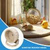 Wooden Hamster and Gerbil Wheel, Quiet Running Saucer view 4