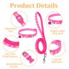 Giantree 3-Piece Dog Collar and Leash Set view 3