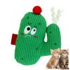Soft Cat Plush Ring with Bell, Safe Interactive Chew Toy view 1