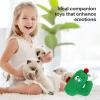 Soft Cat Plush Ring with Bell, Safe Interactive Chew Toy view 3