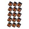 Refillable 15 g Glass Cream Jars, Brown, 15-Pack view 1