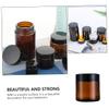 Refillable 15 g Glass Cream Jars, Brown, 15-Pack view 4