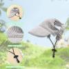 Adjustable Dog Baseball Cap, Summer Sun Protection Hat with Ear Holes (Gray, XL) view 4
