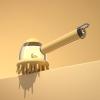 Pet Bath Brush with Soap Dispenser view 3