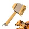 Non-Slip Pet Bath Brush with Soap Dispenser view 1