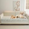 HANDONTIME Elegant Floral Jacquard Chenille Sofa Cover for Dogs and Cats view 1