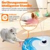 Toozey Interactive Cat Toy with 3 Detachable Feathers, Blue view 3