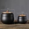 OUYUE Decorative Urn for Human or Pet Ashes, Small/Large, C/S view 2