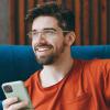 MMOWW Ultra-Thin Metal Reading Glasses with Unique Expandable Slim Case view 2
