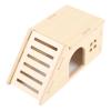 Wooden Hamster House with Hide Hut view 1