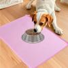 Puppy Food Mat, Silicone, Non-Slip, Foldable, Quick-Drying, Leakproof, 60 x 40 cm view 2