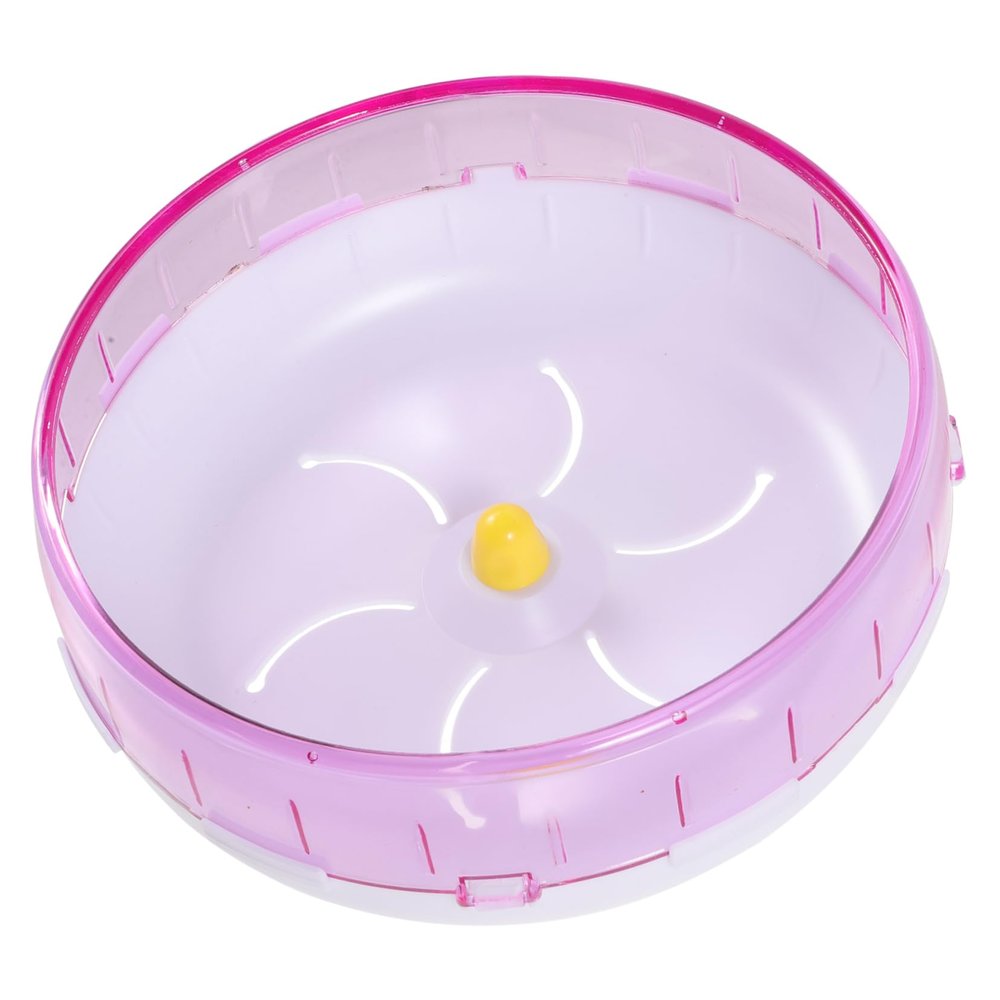 COLLBATH Quiet Hamster Wheel with Stand for Small Pets