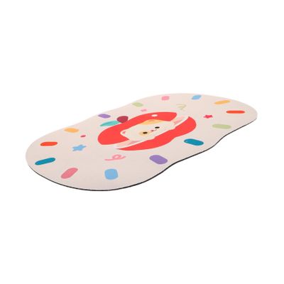 Non-Slip Absorbent Pet Feeding Mat with Diatomaceous Mud
