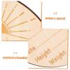MAGICLULU Round Birth Announcement Sign for Newborn Baby Photos view 3