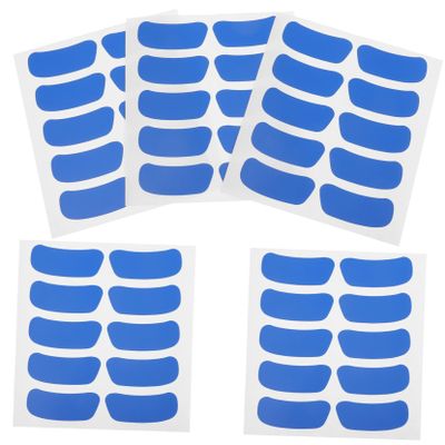 DEARMAMY Sports Stickers, 50 Sheets, PVC, Blue, Portable for Fans