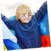 DEARMAMY Sports Stickers, 50 Sheets, PVC, Blue, Portable for Fans view 3
