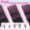 Fluffy Lash Clusters DIY Eyelash Extensions, 80D, D Curl, 10–18 mm view 2