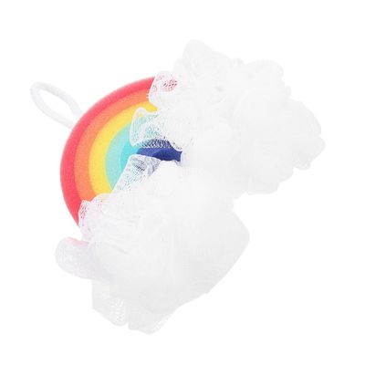 FOMIYES Rainbow-Shaped Bath Sponge for Children