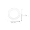 Toyvian 16-Piece Silicone Finger Rings for Scissors view 3