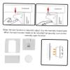 IMIKEYA 10-Pack Magnetic Cabinet Locks, White ABS, with Keys view 3