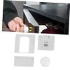 IMIKEYA 10-Pack Magnetic Cabinet Locks, White ABS, with Keys view 4