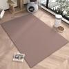 Waterproof Pet Feeding Mat, Non-Slip PVC Floor Protector, Brown-Pink view 1