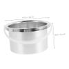 Wax Warmer Replacement Pot, 105 mm Inner Diameter, Aluminum Alloy view 2
