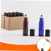 VALICLUD 12-Pack 5 ml Brown Roll-On Glass Bottles for Essential Oils view 2