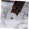 VALICLUD 12-Pack 5 ml Brown Roll-On Glass Bottles for Essential Oils view 4